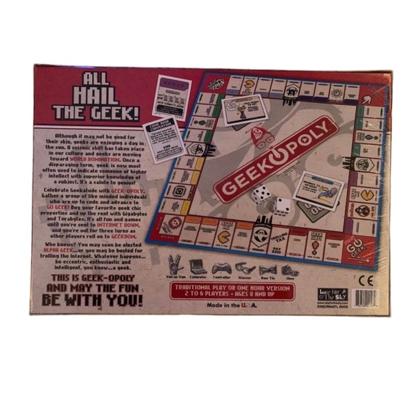 Geekopoly Board Game BNIB - Picture 2 of 2